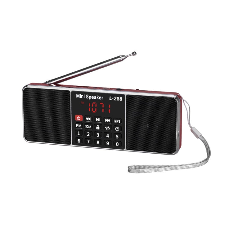 Doppio altoparlante Radio Lettore MP3 Supporto TF Card/U Disco con display a LED, L-288FM, L-288AM Bluetooth Doppio altoparlante Radio Lettore MP3 Supporto TF Card/U Disco con display a LED, L-288FM, L-288AM Bluetooth